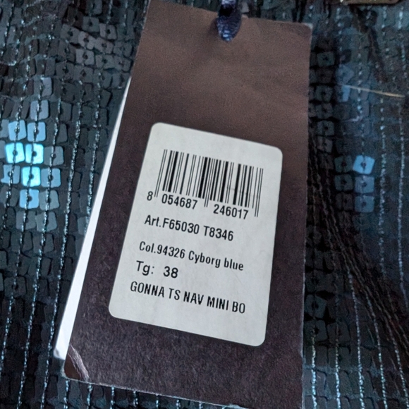 Liu Jo matte sequins skirt NWT Eur 38. Sz 6 - Picture 7 of 7